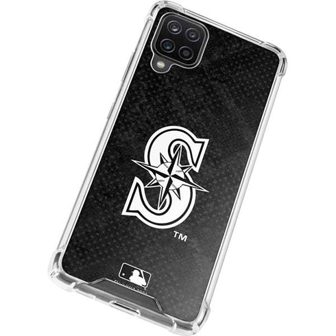 MLB Seattle Mariners Dark Wash Galaxy A12 Clear Case