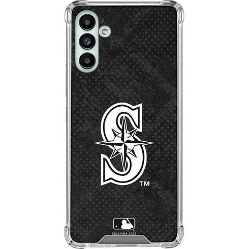 MLB Seattle Mariners Dark Wash Galaxy A13 5G Clear Case