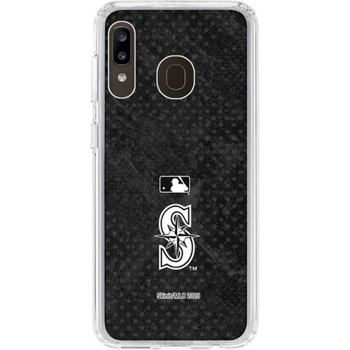 MLB Seattle Mariners Dark Wash Galaxy A20 Clear Case