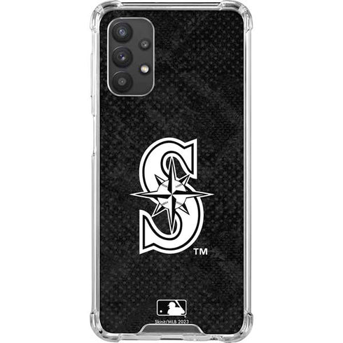 MLB Seattle Mariners Dark Wash Galaxy A32 5G Clear Case
