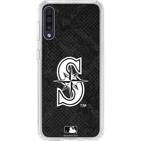 MLB Seattle Mariners Dark Wash Galaxy A50 Clear Case