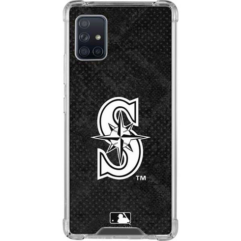 MLB Seattle Mariners Dark Wash Galaxy A51 5G Clear Case