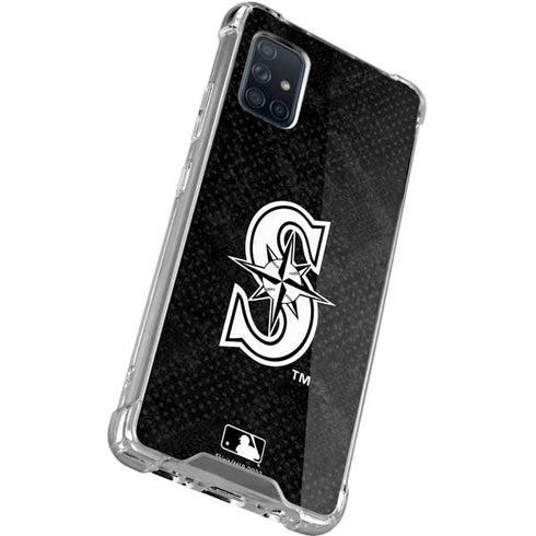 MLB Seattle Mariners Dark Wash Galaxy A51 5G Clear Case
