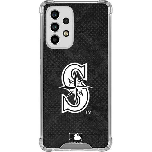 MLB Seattle Mariners Dark Wash Galaxy A53 5G Clear Case