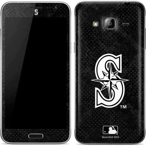 MLB Seattle Mariners Dark Wash Galaxy J3 Skin