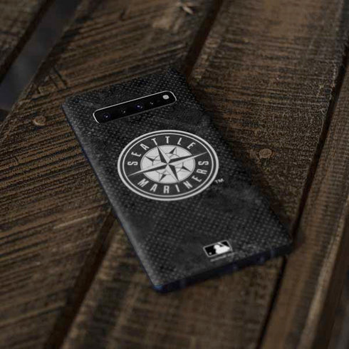 MLB Seattle Mariners Dark Wash Galaxy S10 Plus Skin