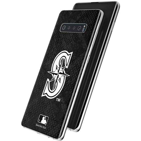 MLB Seattle Mariners Dark Wash Galaxy S10 Skin