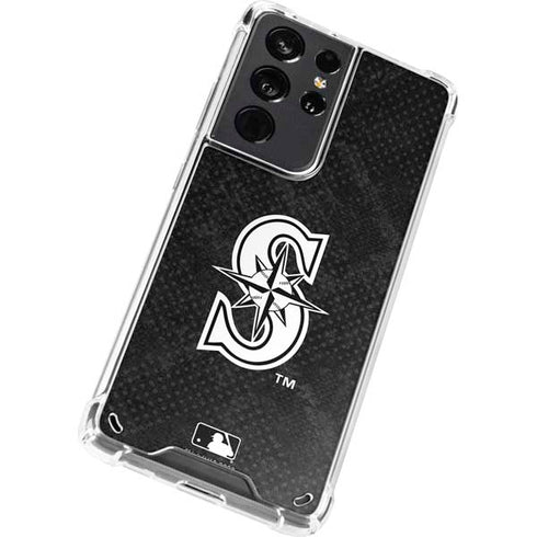 MLB Seattle Mariners Dark Wash Galaxy S21 Ultra 5G Clear Case