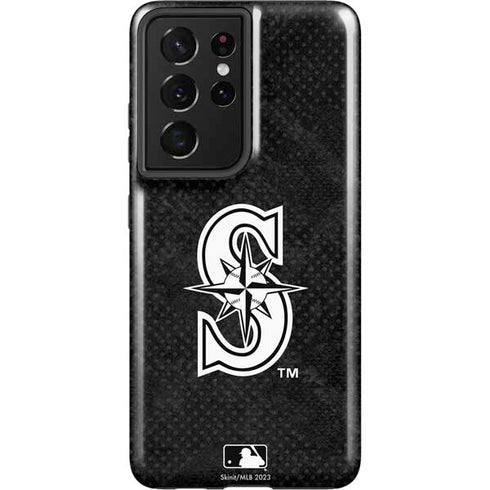 MLB Seattle Mariners Dark Wash Galaxy S21 Ultra 5G Pro Case