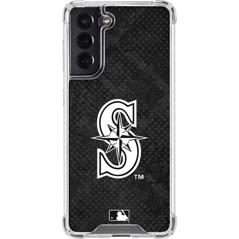 MLB Seattle Mariners Dark Wash Galaxy S22 Clear Case