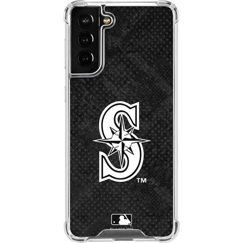 MLB Seattle Mariners Dark Wash Galaxy S22 Plus Clear Case