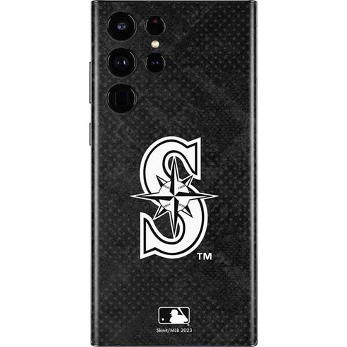 MLB Seattle Mariners Dark Wash Galaxy S22 Ultra Skin