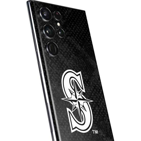 MLB Seattle Mariners Dark Wash Galaxy S22 Ultra Skin