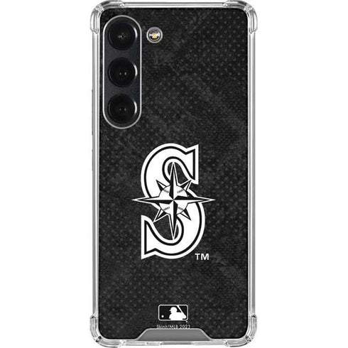 MLB Seattle Mariners Dark Wash Galaxy S23 Clear Case