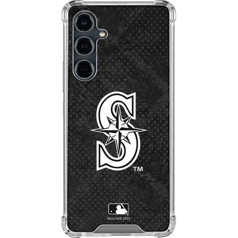 MLB Seattle Mariners Dark Wash Galaxy S23 FE Clear Case