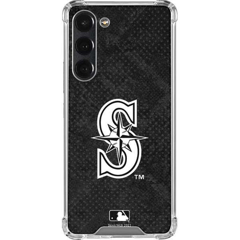 MLB Seattle Mariners Dark Wash Galaxy S23 Plus Clear Case