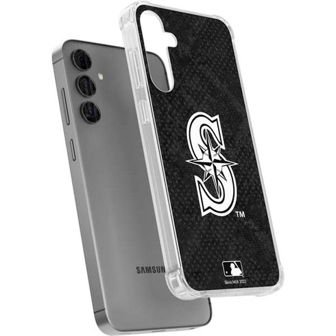 MLB Seattle Mariners Dark Wash Galaxy S24 Plus Clear Case