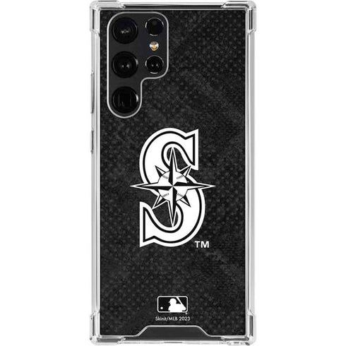 MLB Seattle Mariners Dark Wash Galaxy S24 Ultra Clear Case