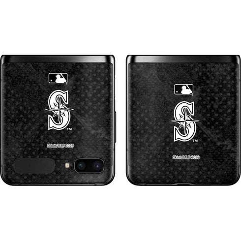 MLB Seattle Mariners Dark Wash Galaxy Z Flip Skin