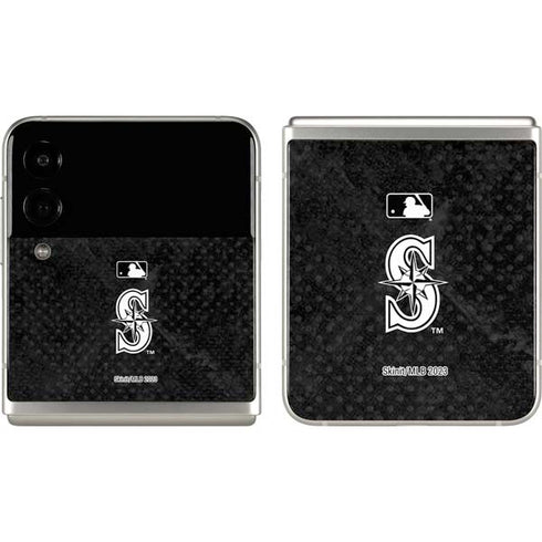 MLB Seattle Mariners Dark Wash Galaxy Z Flip3 5G Skin