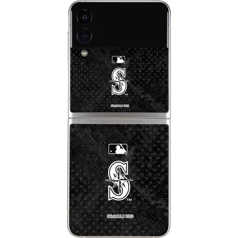 MLB Seattle Mariners Dark Wash Galaxy Z Flip3 5G Skin