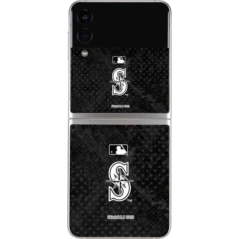 MLB Seattle Mariners Dark Wash Galaxy Z Flip4 5G Skin