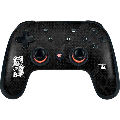 MLB Seattle Mariners Dark Wash Google Stadia Controller Skin