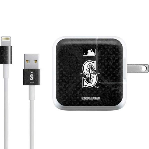 MLB Seattle Mariners Dark Wash iPad Charger (10W USB) Skin