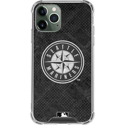MLB Seattle Mariners Dark Wash iPhone 11 Pro Max Clear Case