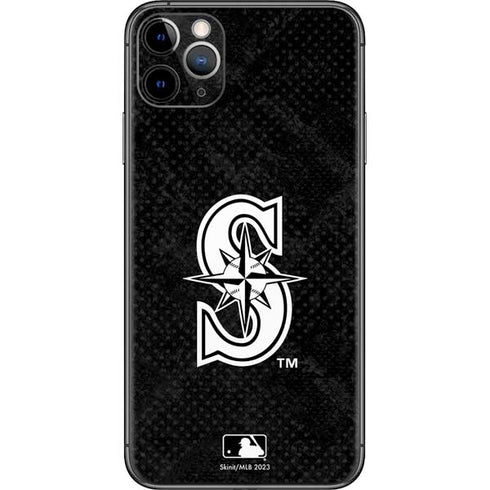MLB Seattle Mariners Dark Wash iPhone 11 Pro Max Skin