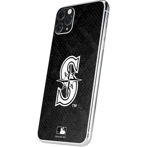 MLB Seattle Mariners Dark Wash iPhone 11 Pro Max Skin