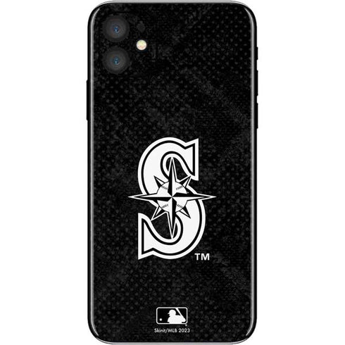 MLB Seattle Mariners Dark Wash iPhone 11 Skin