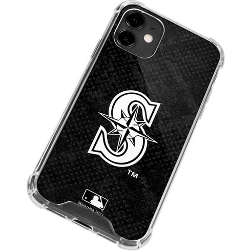MLB Seattle Mariners Dark Wash iPhone 12 Clear Case