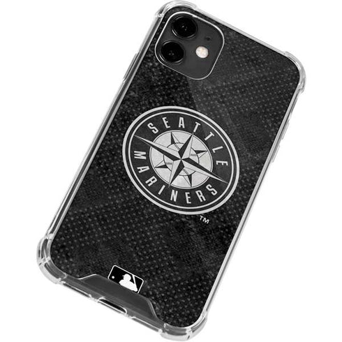 MLB Seattle Mariners Dark Wash iPhone 12 Mini Clear Case