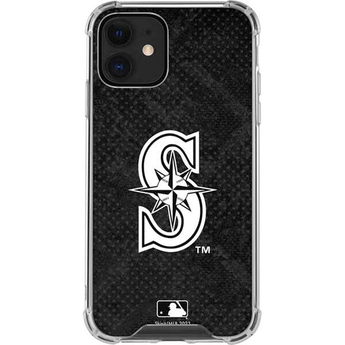 MLB Seattle Mariners Dark Wash iPhone 12 Mini Clear Case