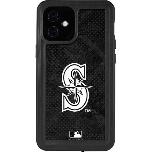 MLB Seattle Mariners Dark Wash iPhone 12 Mini Waterproof Case