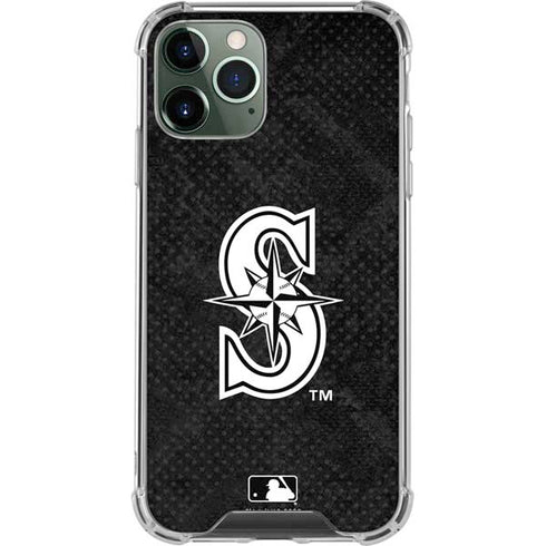 MLB Seattle Mariners Dark Wash iPhone 12 Pro Clear Case