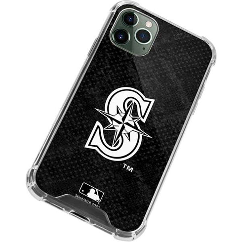 MLB Seattle Mariners Dark Wash iPhone 12 Pro Clear Case
