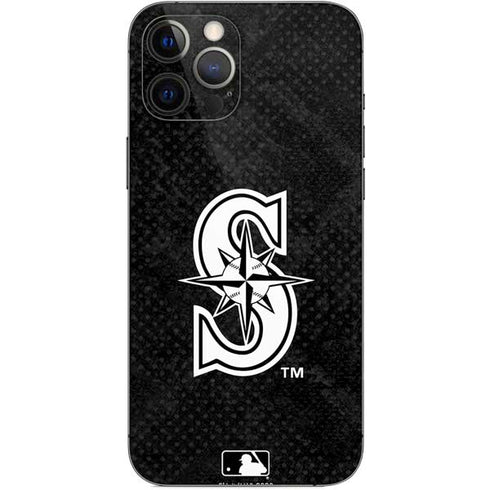 MLB Seattle Mariners Dark Wash iPhone 12 Pro Max Skin