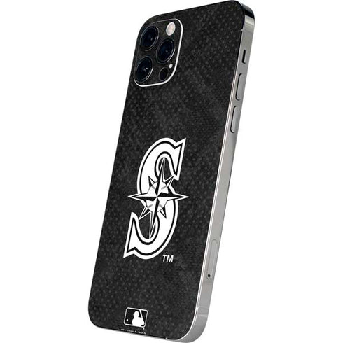 MLB Seattle Mariners Dark Wash iPhone 12 Pro Max Skin