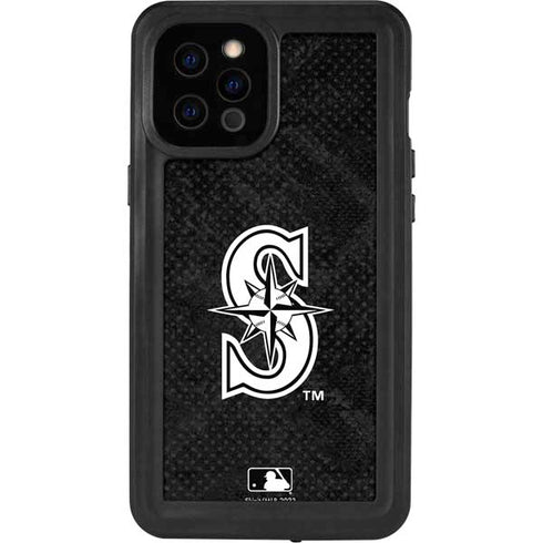 MLB Seattle Mariners Dark Wash iPhone 12 Pro Max Waterproof Case