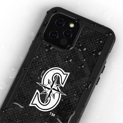 MLB Seattle Mariners Dark Wash iPhone 12 Pro Max Waterproof Case