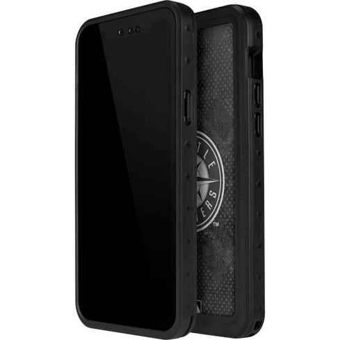 MLB Seattle Mariners Dark Wash iPhone 12 Pro Waterproof Case