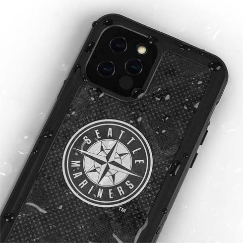 MLB Seattle Mariners Dark Wash iPhone 12 Pro Waterproof Case