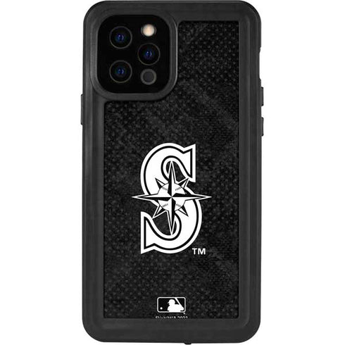 MLB Seattle Mariners Dark Wash iPhone 12 Pro Waterproof Case