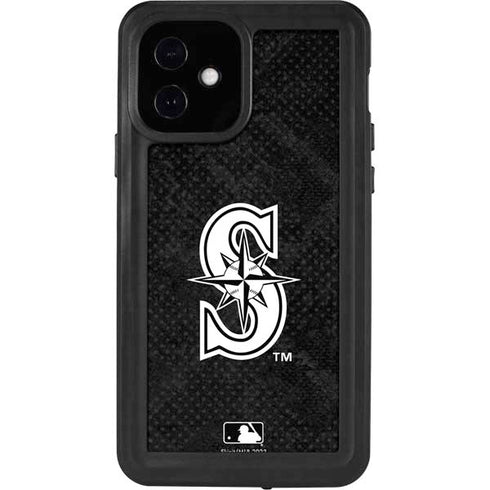 MLB Seattle Mariners Dark Wash iPhone 12 Waterproof Case
