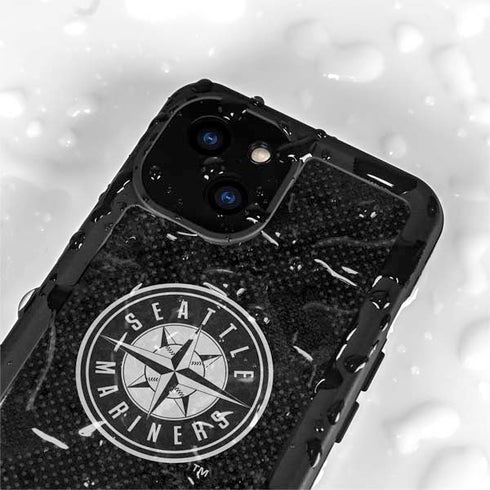 MLB Seattle Mariners Dark Wash iPhone 13 Mini Waterproof Case