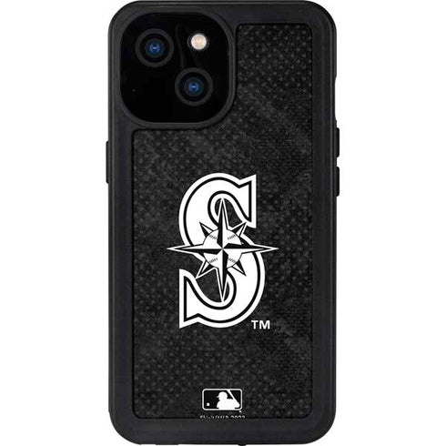 MLB Seattle Mariners Dark Wash iPhone 13 Mini Waterproof Case