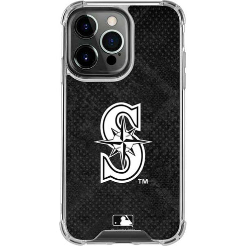 MLB Seattle Mariners Dark Wash iPhone 13 Pro Clear Case