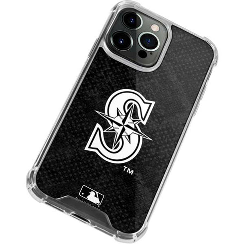 MLB Seattle Mariners Dark Wash iPhone 13 Pro Max Clear Case